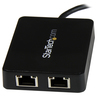 Startech.Com USB-C to Dual GbE Adapter w/ Built-in USB 3.0 (Type A) Port US1GC301AU2R